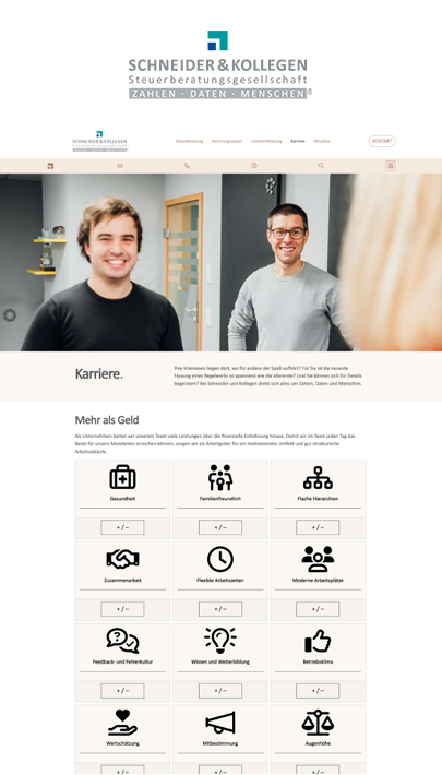 Schneider & Kollegen Website